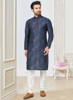 Cotton Ethnic Butti Multi Colour Casual Wear Printed Readymade Kurta Pajama